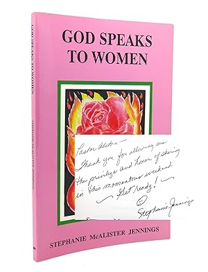 Seller image for GOD SPEAKS TO WOMEN Signed 1st for sale by Rare Book Cellar