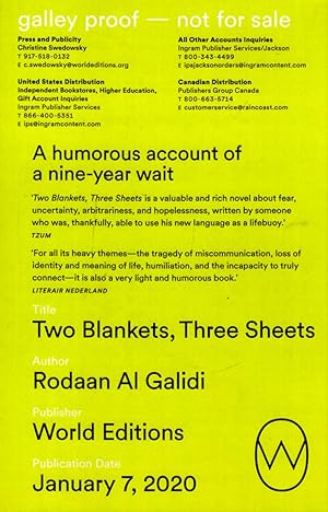 Imagen del vendedor de Two Blankets, Three Sheets a la venta por Kayleighbug Books, IOBA