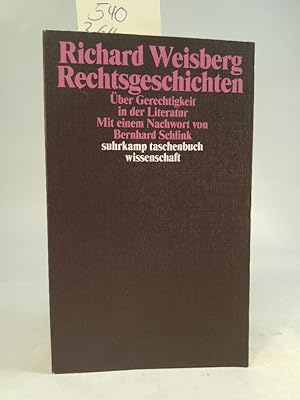 Seller image for Rechtsgeschichten Über Gerechtigkeit in der Literatur for sale by ANTIQUARIAT Franke BRUDDENBOOKS