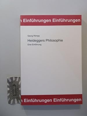 Bild des Verkufers fr Heideggers Philosophie : eine Einfhrung. Einfhrungen / Philosophie Band. 2. zum Verkauf von Druckwaren Antiquariat