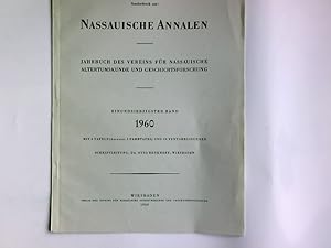 Sonderdruck aus Nassauische Annalen Jahrbuch des Vereins f|r Nassauische Altertumskunde und Gesch...