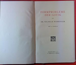Seller image for FORMPROBLEME DER GOTIK. Mit 25 Tafeln. for sale by biblion2