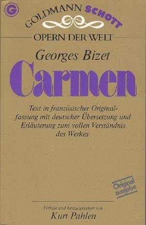 Carmen : in d. Orig.-Sprache (franz. mit dt. Übers.). Georges Bizet. Dieser Opernführer wurde ver...