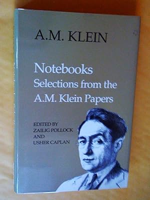 Imagen del vendedor de Notebooks: Selections from the A.M. Klein Papers a la venta por Livresse