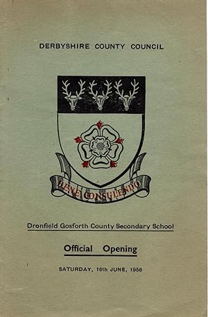 Immagine del venditore per Dronfield Gosforth County Secondary School Official Opening venduto da Delph Books PBFA Member