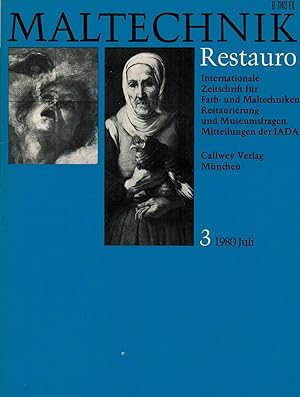 Bild des Verkufers fr Maltechnik Restauro. Heft 3 / Juli 1980 zum Verkauf von Paderbuch e.Kfm. Inh. Ralf R. Eichmann
