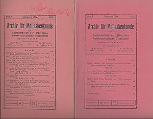 Archiv für Molluskenkunde. Nachrichtsblatt der Deutschen Malakozoologischen Gesellschaft begründe...