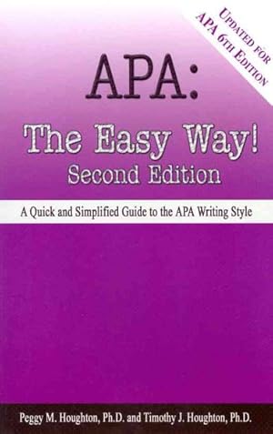 Seller image for APA: The Easy Way! : Updated for the APA 6th Edition for sale by GreatBookPrices