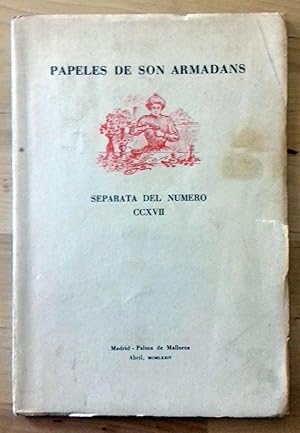 PAPELES DE SON ARMADANS. SEPARATA DEL Nº CCXVII. PRIMICIAS DE JUAN RAMÓN JIMÉNEZ