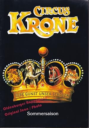 Programmheft: Circus Krone " Sommersaison" (1995) - Sembach-Krone,Christel