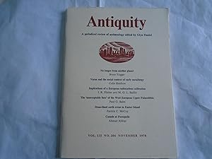 Imagen del vendedor de Antiquity:A Periodical Review of Archaeology.Vol.LII No.206 November 1978 a la venta por David Pearson