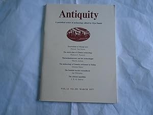 Imagen del vendedor de Antiquity:A Periodical Review of Archaeology.Vol.LI No.201 March 1977 a la venta por David Pearson