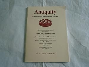 Imagen del vendedor de Antiquity:A Periodical Review of Archaeology.Vol.LII No.204 March 1978 a la venta por David Pearson