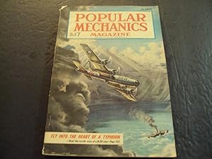Popular Mechanics Mar 1950 Fly Into Heart of Typhoon, Masterpieces In Miniature
