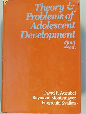 Seller image for Theory and problems of adolescent development for sale by PB&J Book Shop