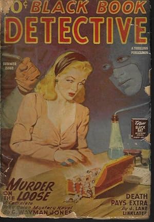 Imagen del vendedor de BLACK BOOK DETECTIVE Magazine: Summer (August, Aug.) 1945 ("Murder on the Loose") a la venta por Books from the Crypt