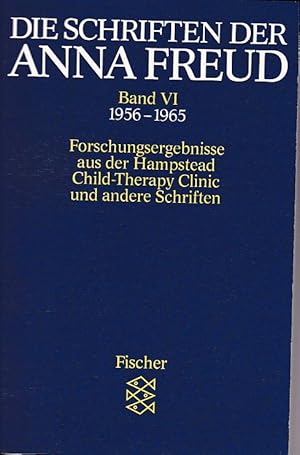 Bild des Verkufers fr Die Schriften der Anna Freud. Anna Freud, Schriften in zehn Bnden (Taschenbuchausgabe). Band VI. 1956 - 1965. Forschungsergebnisse aus der  Hampstead Child-Therapy Clinic  und andere Schriften (1956-1965) zum Verkauf von Fundus-Online GbR Borkert Schwarz Zerfa