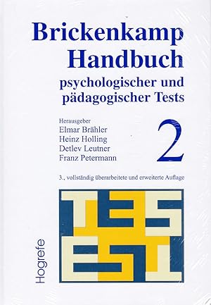 Immagine del venditore per Brickenkamp Handbuch psychologischer und pdagogischer Tests. Band 2. venduto da Fundus-Online GbR Borkert Schwarz Zerfa