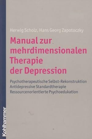 Bild des Verkufers fr Manual zur mehrdimensionalen Therapie der Depression : psychotherapeutische Selbst-Rekonstruktion, antidepressive Standardtherapie, ressourcenorientierte Psychoedukation zum Verkauf von Fundus-Online GbR Borkert Schwarz Zerfa