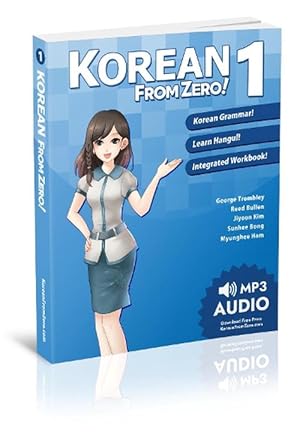 Image du vendeur pour Korean From Zero! 1: Master the Korean Language and Hangul Writing System with Integrated Workbook and Online Course (Paperback) mis en vente par Grand Eagle Retail