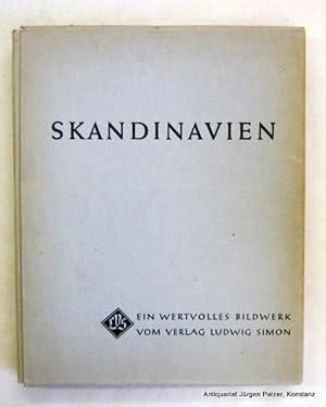 Image du vendeur pour Dnemark - Schweden - Norwegen. Ein Bildwerk. Aufnahmen von Otto Siegner. Gestaltung von Gunther Hagen. Vorwort von Hans Obergethmann. Mnchen, Simon, (1959). 4to. 239 S. mit 1 Karte u. 2190 meist ganzseitigen fotografischen Abbildungen. Or.-Lwd. mit Schutzumschlag in Schuber. mis en vente par Jrgen Patzer