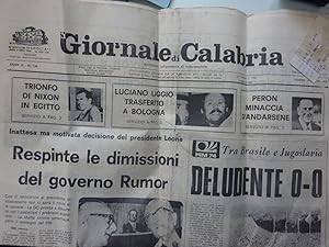 GIORNALE DI CALABRIA Anno III N.° 134 Venerdì 14 Giugno 1974