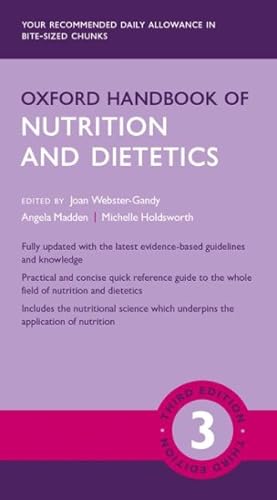 Imagen del vendedor de Oxford Handbook of Nutrition and Dietetics a la venta por GreatBookPrices