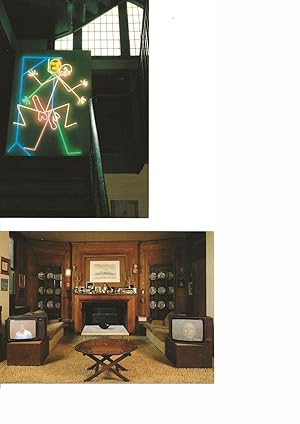 Seller image for Bruce Nauman - Chambres d'Amis, Gent, 1986. Two postcards for sale by The land of Nod - art & books