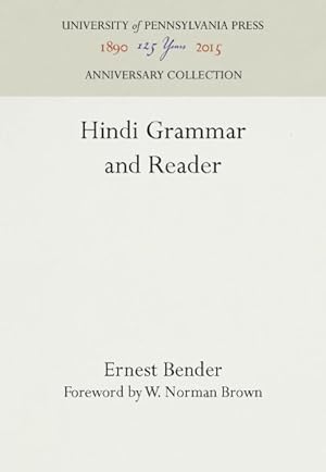 Seller image for Hindi Grammar and Reader for sale by GreatBookPrices