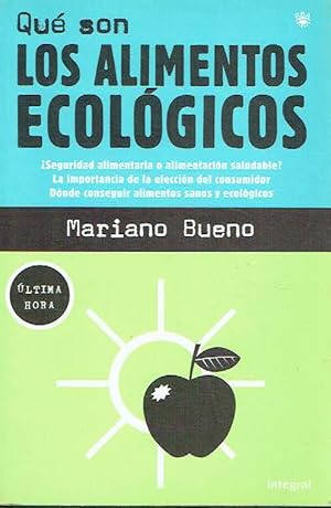 Qué son los alimentos ecológicos.