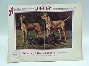 Album di lusso illustrato della casa 'Diana'. Allevamento e commercio di cani di razza nobili. Wi...