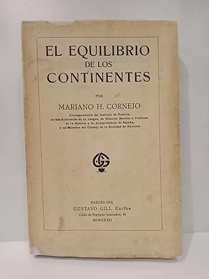 Imagen del vendedor de El equilibrio de los continentes a la venta por Librera Miguel Miranda