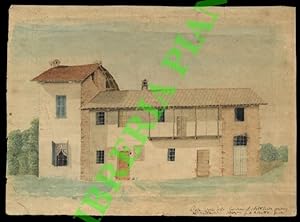 Casa civile detta Caserma S. Antonio prima dei restauri. Avv. G.B. Ribotta fece.