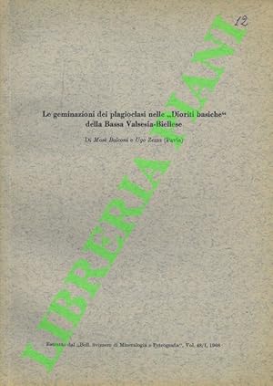 Le geminazioni dei plagioclasi nelle  Dioriti basiche  della Bassa Valsesia-Biellese.