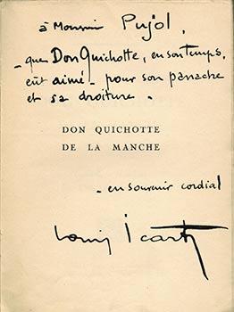 Don Quichotte de la Manche. Comédie -héroique en 5 actes, en Vers de Lous Icart. First edition, s...