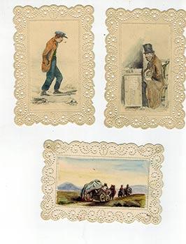 A collection of original signed watercolors and drawings by Hippolyte Pradelles (1824?1913)