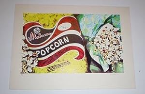Seller image for Melrose Popcorn. Fresh. Crisp. Original lithograph. for sale by Wittenborn Art Books