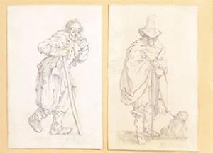 Three Original Drawings of Men.