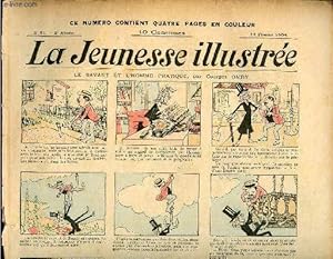 Image du vendeur pour La Jeunesse Illustre - n 51 - 14 fvrier 1904 - Le savant et l'homme pratique par Omry - Les revenants par Monnier - Les trois oeufs de la poule noire par Falco - Le bonhomme de neige par Rabier - . mis en vente par Le-Livre