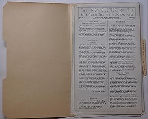 The Newsletter of the Folk Music Society of Sacramento, Sept. 1959 - Sept. 1962, 19 Issues