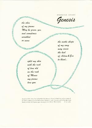 Seller image for Genesis for sale by Rulon-Miller Books (ABAA / ILAB)