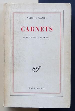 Seller image for Carnets. Janvier 1942 - Mars 1951. for sale by Il Tuffatore