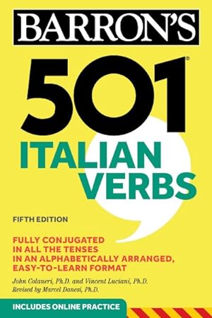 Image du vendeur pour 501 Italian Verbs mis en vente par GreatBookPrices