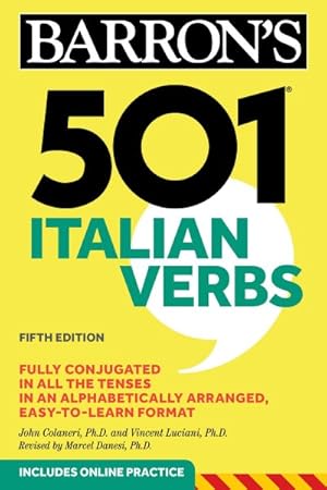 Image du vendeur pour 501 Italian Verbs mis en vente par GreatBookPrices