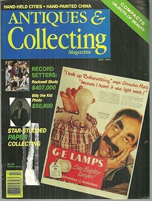Imagen del vendedor de ANTIQUES AND COLLECTING MAGAZINE JULY 1994 a la venta por Gibson's Books