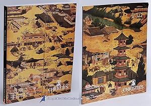 Image du vendeur pour Japanese and Korean Works of Art, including A Magnificent Rakuchu-Rakugai Screen (Catalog, Christie's Sale no. 7176, October 16 & 17, 1990) mis en vente par Bluebird Books (RMABA, IOBA)