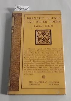 Dramatic Legends and Other Poems (SIGNED First Edition) 1922