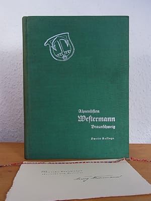 Ahnenlisten Westermann Braunschweig. Zweite Ausgabe, abgeschlossen im April 1939