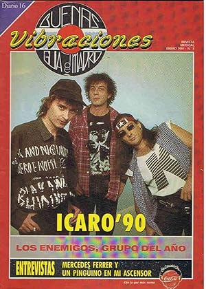 Imagen del vendedor de BUENAS VIBRACIONES. Gua de Madrid. Revista Musical, enero 1991. N8 a la venta por Librera Torren de Rueda