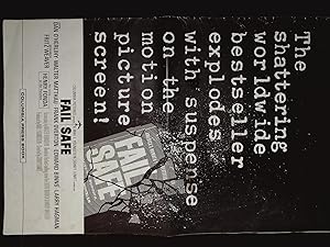 Bild des Verkufers fr Fail Safe Pressbook 1964 Henry Fonda, Walter Matthau zum Verkauf von AcornBooksNH